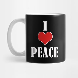 i love peace Mug